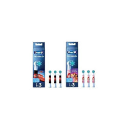 Oral B Brossettes Brosse à Dents Electrique Pro Kids Cars ou Princesse  Lot de 3
