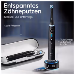 Oral-B iO iO10 Adulte Brosse à dents rotative Noir - Vue supplémentaire 11