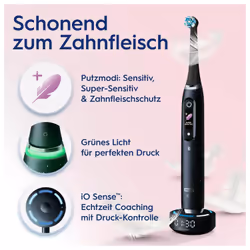 Oral-B iO iO10 Adulte Brosse à dents rotative Noir - Vue supplémentaire 5