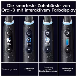 Oral-B iO iO10 Adulte Brosse à dents rotative Noir - Vue supplémentaire 7