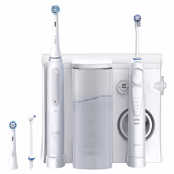 Oral-B iO4 & OxyJet Adulte Brosse à dents rotative oscillante Blanc