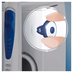 Oral-B Oxyjet Brosse à Dents Rotative Oscillante Adulte Blanc avec Irrigateur - Vue supplémentaire 4