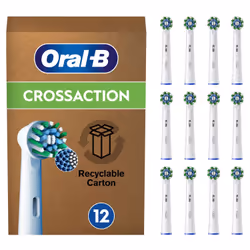 Oral-B CrossAction , 12 pièce(s), Blanc, 3 mois, Oral-B, Boîte