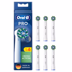 Oral-B CrossAction , 6 pièce(s), Blanc, 3 mois, Oral-B, Boîte