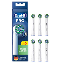 Oral-B CrossAction 6 pièce(s) Blanc
