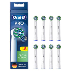 Oral-B CrossAction 8 pièce(s) Blanc