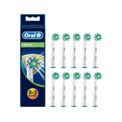 Têtes de Brosse à Dents Oral-B CrossAction (10 Unités)