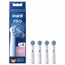Oral-B Sensitive Clean , 4 pièce(s), Blanc, 3 mois, Extra doux, Oral-B, Boîte