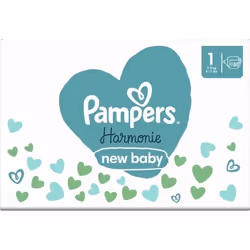 Pampers Harmonie Couches Taille 1, 180 Couches, 2kg - 5kg Pack 1 Mois