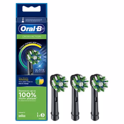 Oral-B BRAEB50_3FFS, 3 pièce(s), Noir, 3 mois