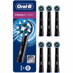 Oral-B CrossAction 8006540887165, 6 pièce(s), Noir, Oral-B, CrossAction, Blister