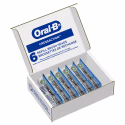 Oral-B CrossAction 8006540887165 tête de brosses 6 pièce(s) Noir