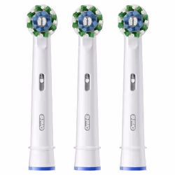 Oral-B CrossAction Cross Action 3 pièce(s) Blanc