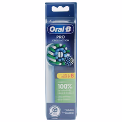 Oral-B Pro Cross Action 8 Brossettes de Rechange