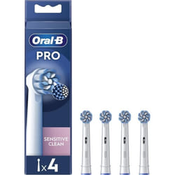 Brossettes - ORAL-B - Pro Sensitive Clean - Pour brosse à dents - 4 unités