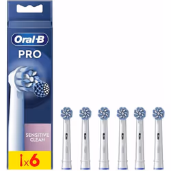 Oral-B Pro Sensitive Clean, 6 pièce(s), Blanc, Extra doux, Pulsonic & iO