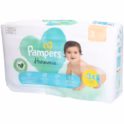 Pampers Harmonie Couches Taille 3 42 Couches 6kg - 10kg Protection Douce Pour La Peau