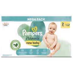 Pampers New Baby Harmonie Couches Taille 2 104 Couches 4 kg - 8 kg