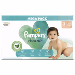 Pampers Harmonie Couches Taille 3 90 Couches 6kg - 10kg Protection Douce Pour La Peau