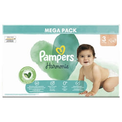 Pampers Harmonie Couches Taille 3 90 Couches 6kg - 10kg Protection Douce Pour La Peau