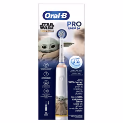 Oral-B PRO 14876674 brosse à dents électrique Enfant Brosse à dents rotative Multicolore, Blanc