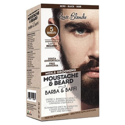 Crème colorante pour moustache et barbe - Renée Blanche - Noir - 20ml - Sans ammoniaque - Facile à appliquer
