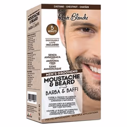 Renée Blanche - Crème colorante moustache & barbe châtain Marron