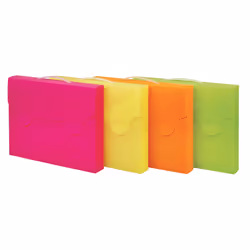 Favorit Neon Briefcases, Mallette portfolio, Polypropylène (PP), Multicolore