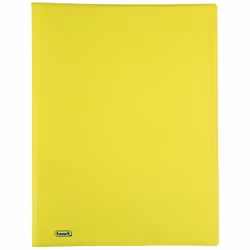 Favorit Neon, Album de présentation, A4, Polypropylène (PP), Jaune, 60 feuilles, 30 cm