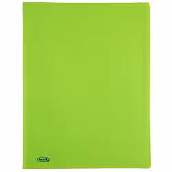 Favorit Neon, Album de présentation, A4, Polypropylène (PP), Vert, 40 feuilles, 30 cm