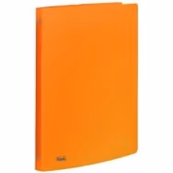Favorit Neon, A4, Anneau rond, Rangement, Polypropylène (PP), Orange, Surface gaufrée