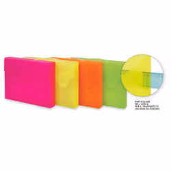 Favorit Valigette, Porte-documents, Polypropylène (PP), Fuchsia, Vert, Orange, Jaune, 520 mm, 370 mm, 4 pièce(s)