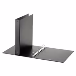 Favorit 400050927, A4, Anneau rond, Rangement, Carton, Polypropylène (PP), Noir, 3 cm