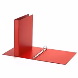 Favorit 400051156, A4, Anneau rond, Rangement, Carton, Polypropylène (PP), Rouge, 3 cm