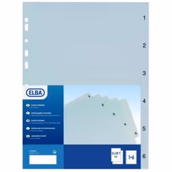 Elba 400006686, Polypropylène (PP), Multicolore, A4, 232 mm, 305 mm, 1 pièce(s)