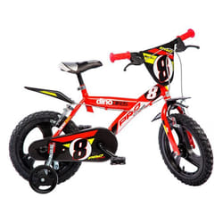 DINOBIKES Vélo Enfant garçon - 14 - Rouge
