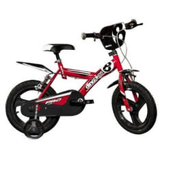 Dino Bikes Pro 16" vélo et accessoire 16" Métal Noir, Rouge