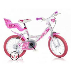 Dino Bikes 8006817902461 vélo Vélo de ville 14" Rose, Blanc