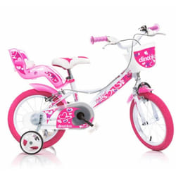 Dino Bikes 8006817902478 vélo Vélo de ville 16" Rose, Blanc