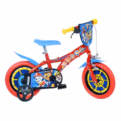 Vélo Dino Paw Patrol 12 pouces - Garçon - Rouge - Frein à pincement