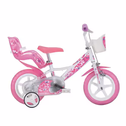 Dino Bikes 8006817903109, Vélo de ville, Enfants, Unisexe, Droit, Rose, 30,5 cm (12")