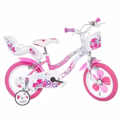 Velo Enfant 14 DINOBIKES FLAPPY - 4 à 6 Ans - Blanc