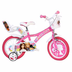 Velo Enfant 14 BARBIE - 4 à 6 Ans - Rose