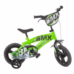 Vélo Enfant BMX - DINOBIKES - 12 pouces - Vert - 3 à 5 ans - Mixte