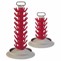 Ferrari Group 15271, Égouttoir, Plastique, Gris, Rouge, 45 bouteille(s), 1 pièce(s)