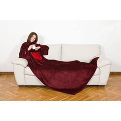 Kanguru Deluxe Passion plaid 140 x 210 cm Flanelle Bordeaux