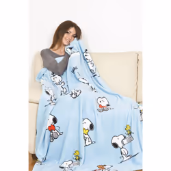 Kanguru 1123 plaid 130 x 170 cm Polyester Bleu