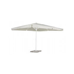 Parapluie Alghero en aluminium blanc gris clair