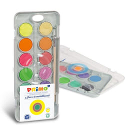 Primo 115A12FM peinture à l'eau Multicolore Palette 12 pièce(s)