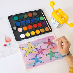 Primo 127A24FN peinture à l'eau Multicolore Palette 24 pièce(s)